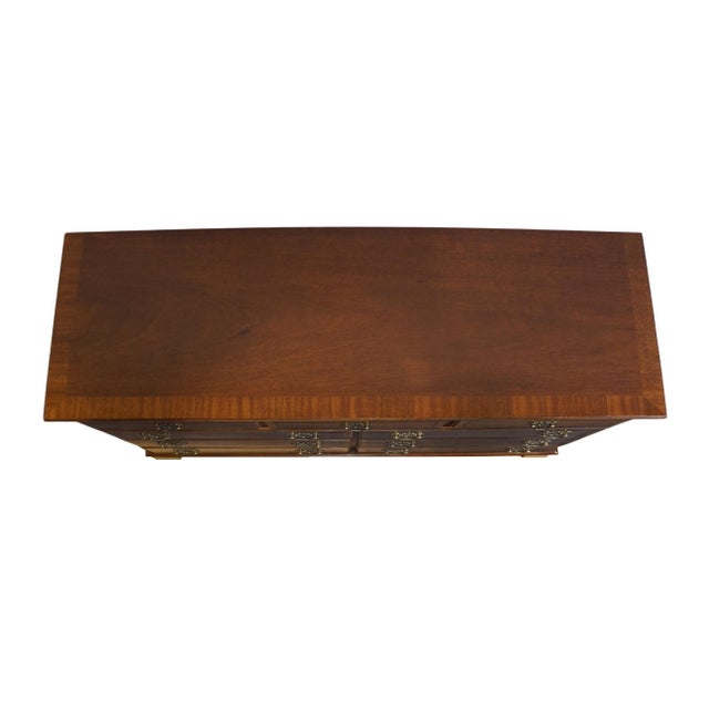 Late 20th Century Stanley Furniture Stoneleigh Mahogany Collection Traditional Style 58" Double Dresser For Sale - Image 10 of 14