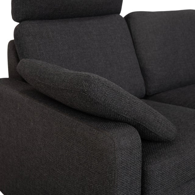 Conseta Corner Sofa in Dark Grey Fabric from Cor For Sale - Image 6 of 17