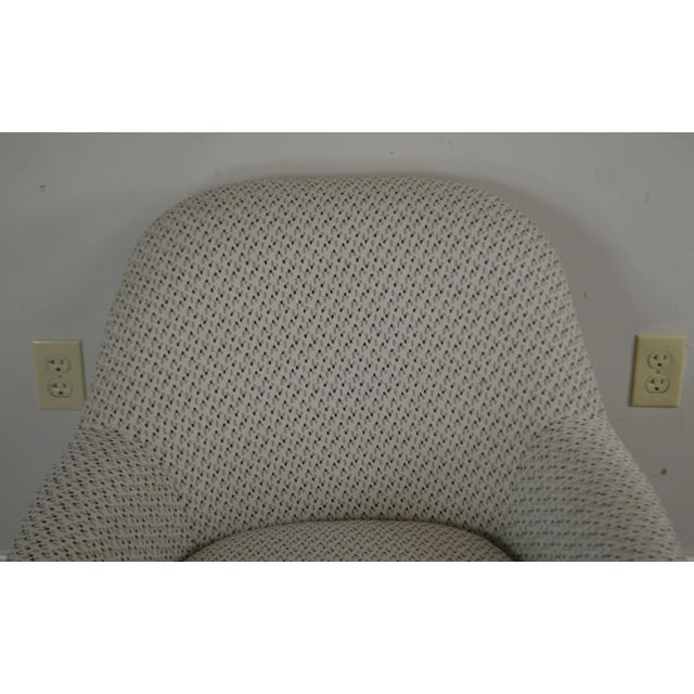 Metal Modern Design Brass Leg Lounge Chair For Sale - Image 7 of 12