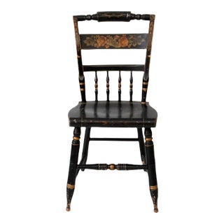 Vintage Hitchcock Stencil Chair For Sale