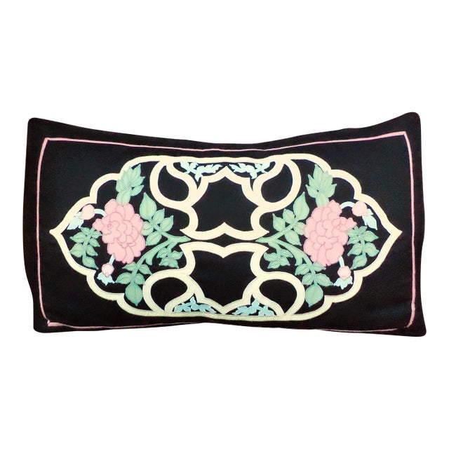 Machine Appliqued Pillow For Sale