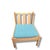 Mid-Century Modern Ash Lounge with Blue Cushion from Ercol For Sale - Image 4 of 7