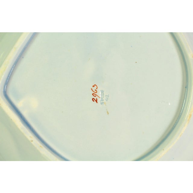 Circa 1820 Regency / Georgian Spode Pearlware Dish, Shell Shaped Chinese Flowers For Sale - Image 11 of 12