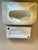 Vintage Italian Ceramic Built-in Bathroom Set from Gamma Fiorano, Italy, 1970, Set of 3 For Sale - Image 4 of 18