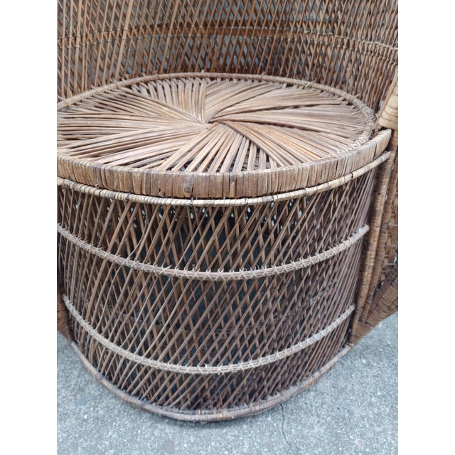 Emmanuelle Armchair in Rattan For Sale - Image 5 of 13