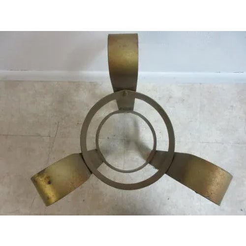 Metal Vintage French Regency Wrought Iron Umbrella Stand For Sale - Image 7 of 11