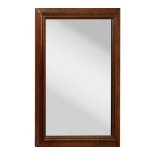 Late 20th Century Stickley Traditional Cherry Frame Wall Mirror For Sale