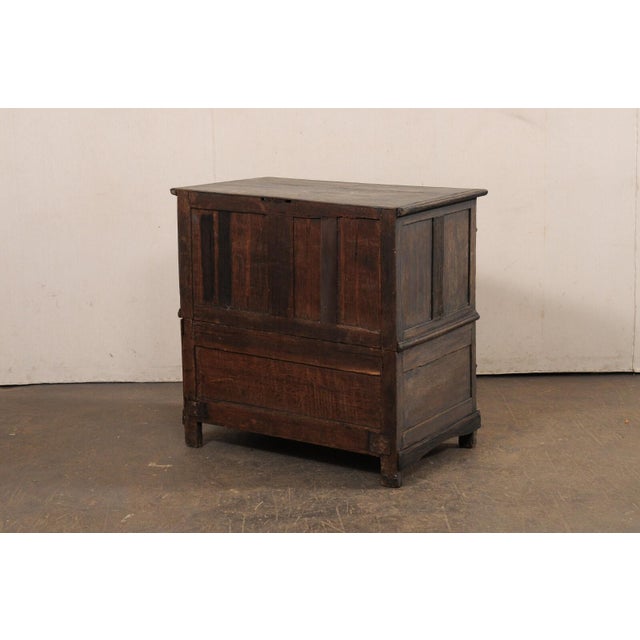 Late 18th C. English Chest W/ Great Hardware For Sale - Image 9 of 12