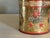 Metal Early 20th Floral Gold Round Tin For Sale - Image 7 of 7