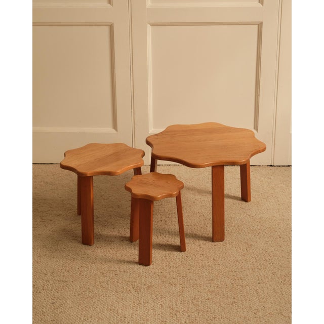Vintage Nesting Tables, 1980s, Set of 3 For Sale - Image 4 of 10
