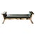 "Alphacute" Bench With Bronze, Handcrafted For Sale - Image 4 of 4