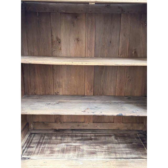 19th Century Empire Oak China Cabinet For Sale - Image 11 of 13