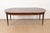 Hepplewhite Henredon Federal Banded Mahogany Extension Dining Table, Newly Refinished For Sale - Image 3 of 14