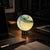 Aloadecor Cosmic Blue Hand-Blown Art Glass Globe Table Lamp Cordless Rechargeable Decorative Bedside Lamp With Dimmable Led For Sale - Image 9 of 11