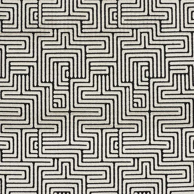 Contemporary Sample - Schumacher Lisboa Velvet Fabric in Obsidian For Sale - Image 3 of 3