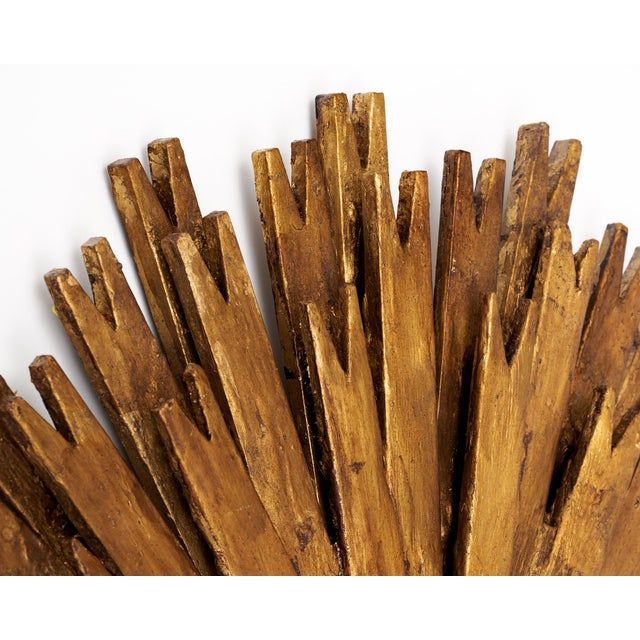 Spanish Vintage Sunburst Mirrors For Sale - Image 4 of 9