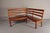 Wood Alpine Corner Bench in Oak with Christian Symbolism, 1930s, Set of 2 For Sale - Image 7 of 18