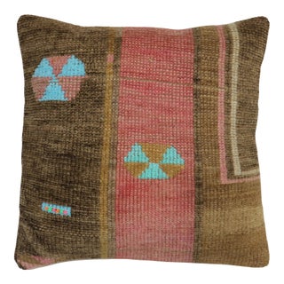 Large Turkish Rug Pillow For Sale