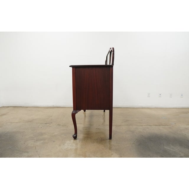 Wood Vintage Mahogany Buffet Server For Sale - Image 7 of 18