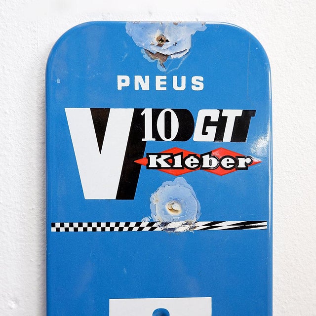 V10 Gt Enamelled Thermometer from Kléber, 1950s For Sale - Image 6 of 11