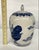 Blue and White Chinese Lidded Temple Jar For Sale - Image 4 of 7
