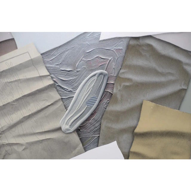 William DeKoornbolt "Wonton Malice" Original Mixed Media Abstract Painting C.1981 For Sale In San Francisco - Image 6 of 11