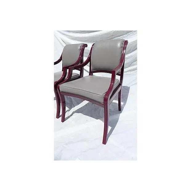 1990s Century Hickory Armchairs - Pair For Sale - Image 5 of 7