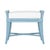 Aqua Small Malacca Bench - Pool Blue For Sale - Image 8 of 8