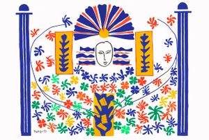 1958 Lithograph "Apollon" (Apollo) After Henri Matisse