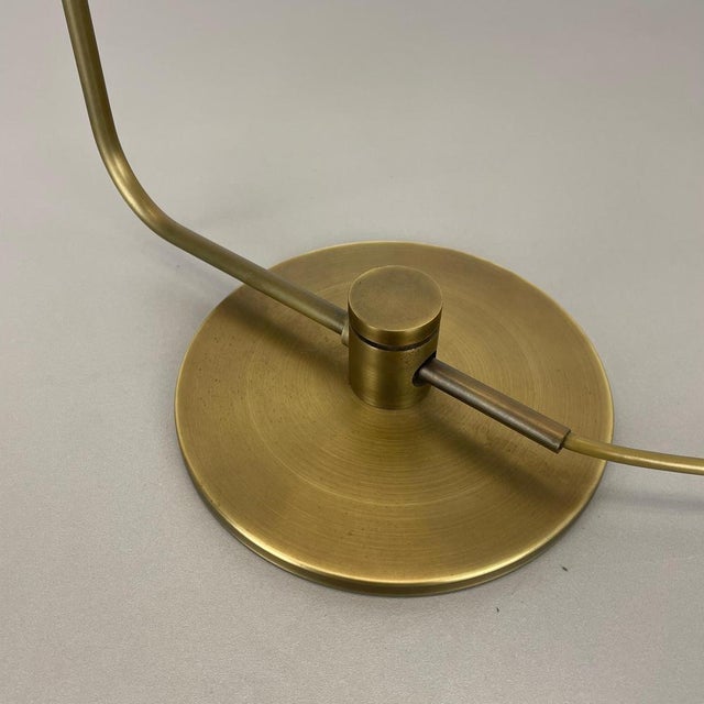 Brass Table Light attributed to Rosemarie & Rico Baltensweiler, Switzerland, 1970s For Sale - Image 4 of 18