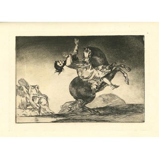 Francisco Goya, The Raptor Horse, 1875, Etching For Sale