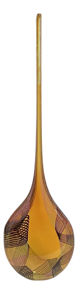 An Italian Glass "Angel Tear" Vase by Lino Tagliapietra