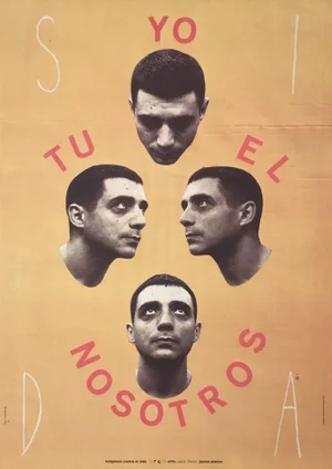 1994 Jaume Plensa Yo Tu El Nosotros Screen Print Poster