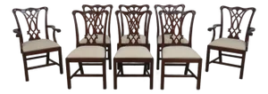 Set of 8 Henkel Harris Model 107 Mahogany Dining Chairs