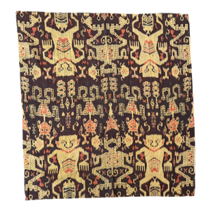 Mid-19th Century Indonesian Ikat Textile Tapestry - 4'' X 4'4''