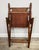 Brown Early 20th Century Pair of British Colonial Campaign Folding Chairs · Faux Bamboo · Original Herringbone Wicker · Brass/Bronze Hardware For Sale - Image 8 of 8