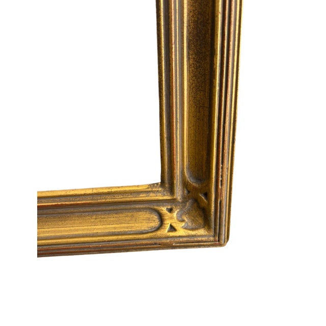 2000 - 2009 Vintage Mission Style Giltwood Picture Frame For Sale - Image 5 of 9