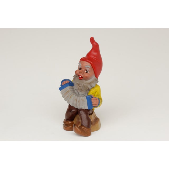 Garden Gnome with Accordion from Heissner, 1960s For Sale - Image 9 of 9