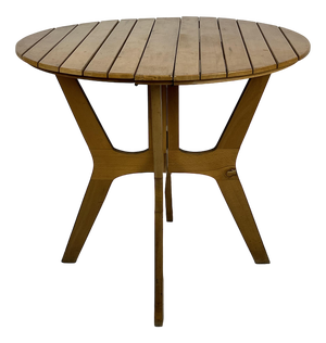 Folding Table in Maple Wood from Fada Asiago, Italy, 1976