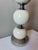 Mid 20th Century Space Age Ceramic Globes and Chrome Table Lamp Attributed to Solken Leuchten For Sale - Image 9 of 11