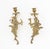 Metal Louis XV Style Chinoiserie Brass Candle Sconces, 2 For Sale - Image 7 of 7