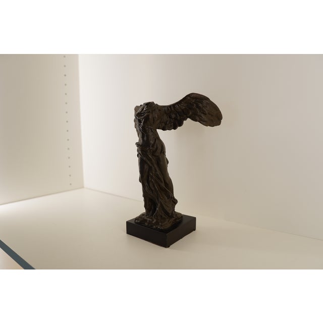 Abstract Vintage Bronze “Winged Victory of Samothrace” Sculpture For Sale - Image 3 of 10
