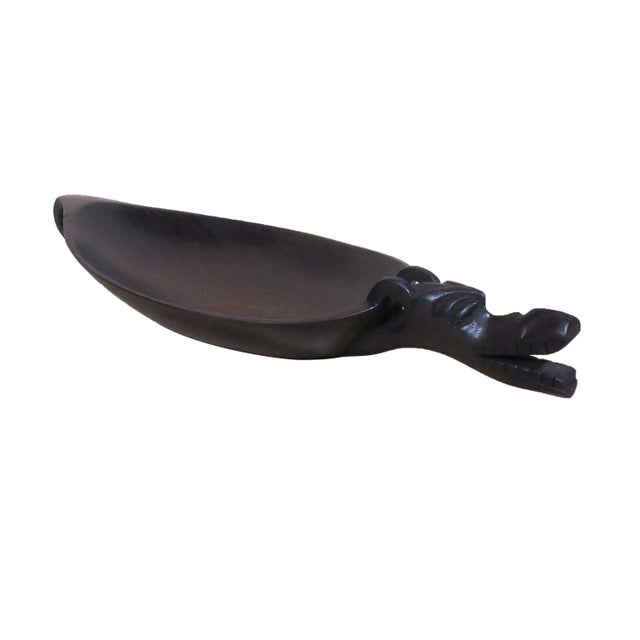 2010s Contemporary Black Dragon Bowl For Sale - Image 5 of 6