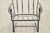 Meadowcraft Meadowcraft Athens Deep Seating Wrought Iron High Back Spring Patio Lounge Chair For Sale - Image 4 of 12
