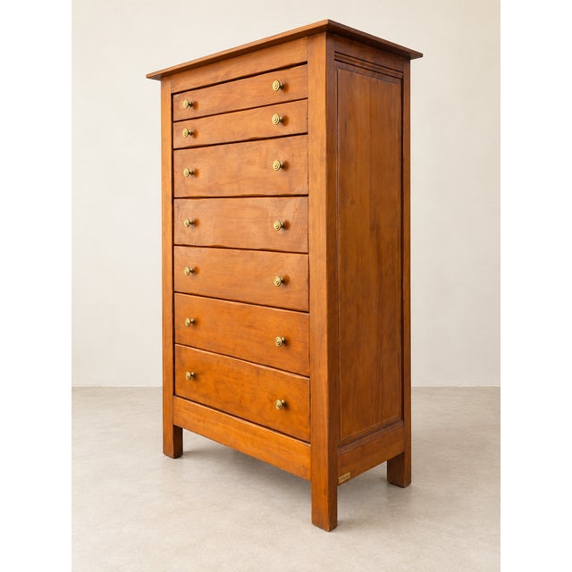 Vintage French Chest of 7 Drawers, 1970s For Sale - Image 6 of 11