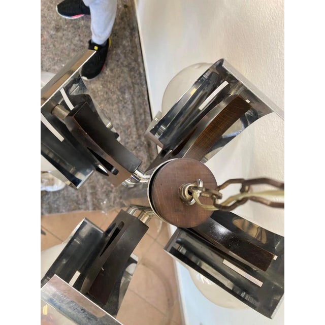 Vintage Murano Glass Ceiling Lamp from Mazzega For Sale - Image 5 of 7