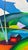1978 Colorful Cubic Abstract Landscape Oil Painting on Canvas For Sale - Image 11 of 15