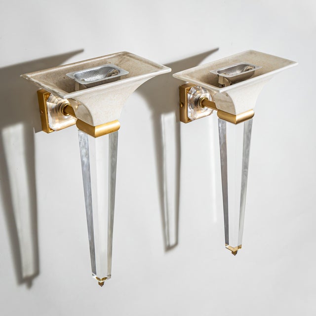 Wall Sconces from Sigma L2, Italy, Late 20th Century, Set of 2 For Sale - Image 3 of 10