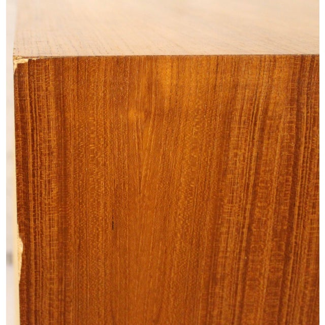 Vintage Mid-Century Modern Teak Six Drawer Dresser For Sale - Image 9 of 12