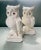 White Vintage Ceramic Owl Bookends-A Pair For Sale - Image 8 of 8